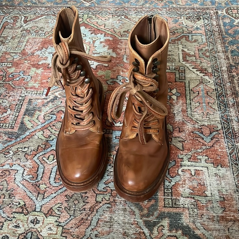 Free People Santa Fe Lace up Boots